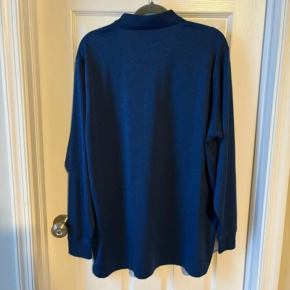 Donald Ross Long Sleeve Golf Polo Moselem Springs Golf Course Fleetwood PA Large